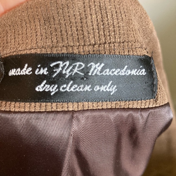 Andrew Fezza corduroy Jacket, Dark Brown - Picture 7 of 8